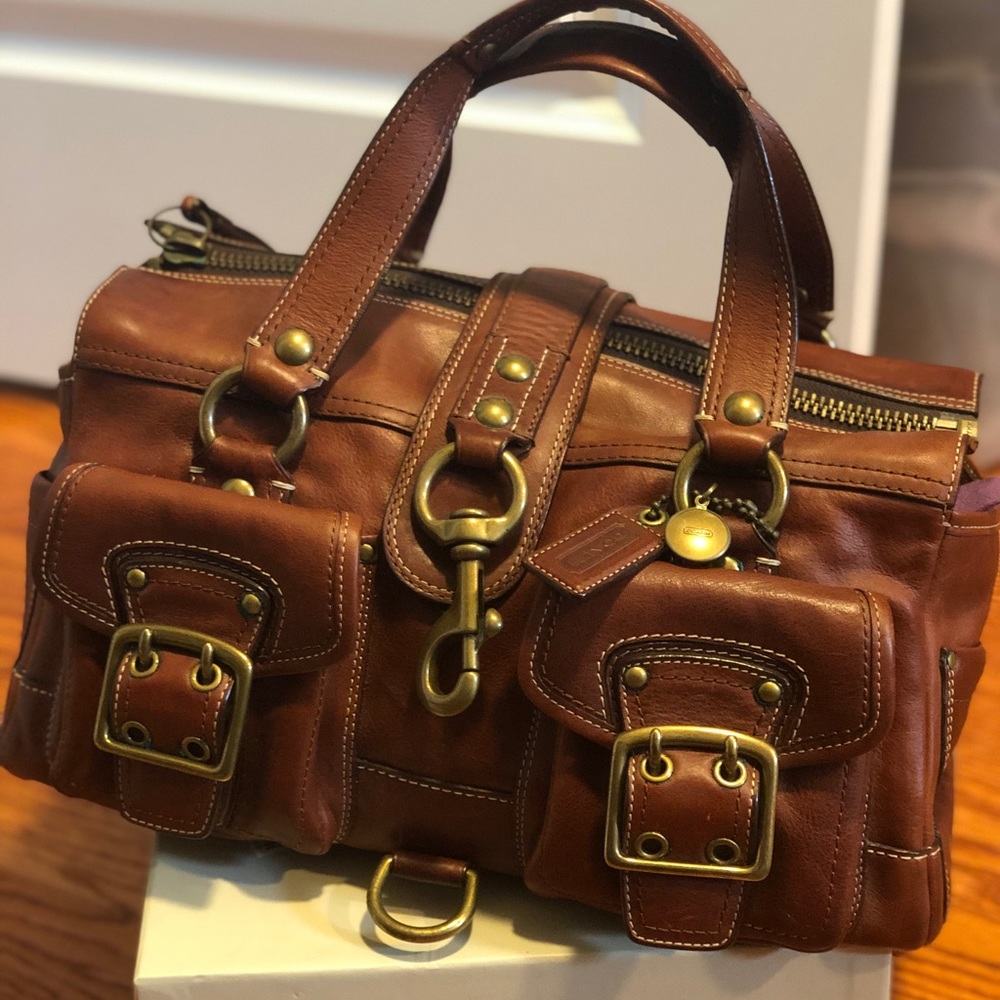 Coach Leather Brown Bag